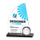 Ravenna Full Color Starfire Sail Crystal Award
