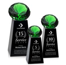 Novita Black/Emerald Crystal Award - Award Shapes