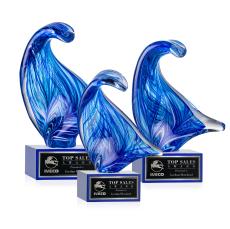 Laguna Abstract / Misc on Hancock Blue Glass Award - Modern Awards