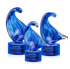 Laguna Abstract / Misc on Marvel Blue Glass Award - Modern Awards