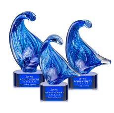 Laguna Abstract / Misc on Paragon Blue Glass Award - Modern Awards