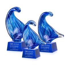 Laguna Abstract / Misc on Robson Blue Glass Award - Modern Awards