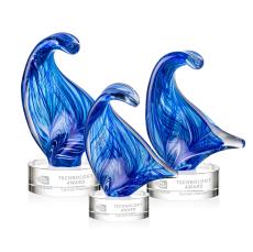 Laguna Abstract / Misc on Stanrich Clear Glass Award - Art Glass Awards