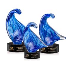 Laguna Abstract / Misc on Stanrich Black Glass Award - Art Glass Awards
