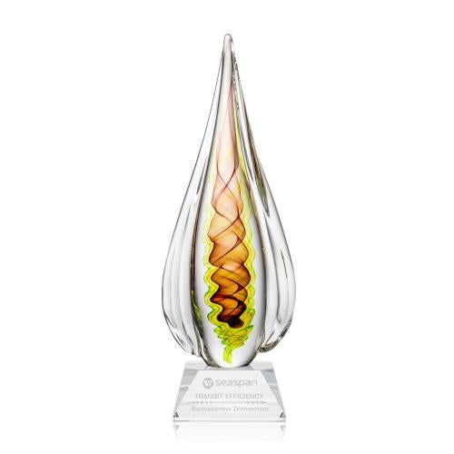 Corporate Awards - Glass Awards - Carterra Glass on Sheffield Base Award