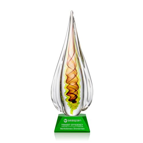 Corporate Awards - Glass Awards - Carterra Glass on Sheffield Green Award