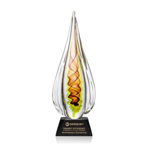 Corporate Awards - Glass Awards - Carterra Glass on Sheffield Black Award