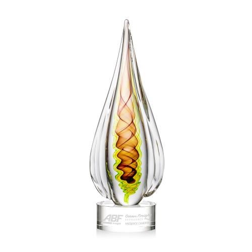 Corporate Awards - Glass Awards - Carterra Glass on Marvel Base Award