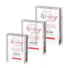 Optical Book Full Color Rectangle Crystal Award - Newest Additions