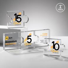 Jigsaw Full Color Medium Abstract / Misc Acrylic Award - Budget Awards & Trophies