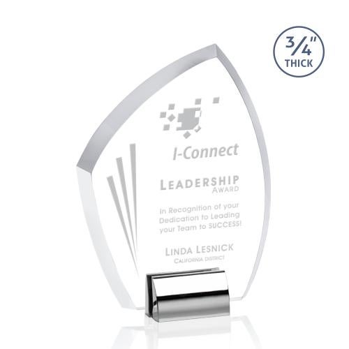 Corporate Awards - Sales Awards - Burnamthorpe Chrome Peak Metal Award
