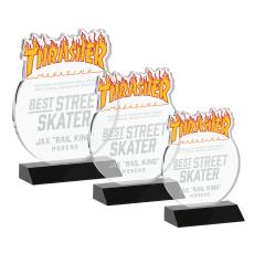 EdgeCraft Round on Mitered - Black (via Air) - Crystal Awards