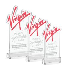 EdgeCraft Rectangle on Alberton - Clear (via Ocean) - Crystal Awards