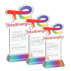 EdgeCraft Rectangle on Hartford - Prismatic (via Ocean) - Crystal Awards