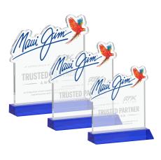 EdgeCraft Square on Mitered - Blue (via Ocean) - Corporate Awards