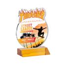 EdgeCraft Round Full Color on Mitered - Amber (via Air)