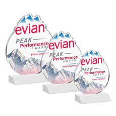 EdgeCraft Round Full Color on Mitered - White (via Air) - Full Color Awards
