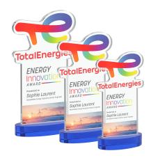 EdgeCraft Rectangle Full Color on Alberton - Blue (Ocean) - Full Color Awards