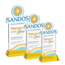EdgeCraft Rectangle Full Color on Hartford - Gold (Ocean) - Full Color Awards