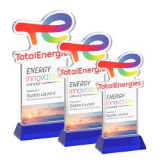 EdgeCraft Rectangle Full Color on Hartford - Blue (Ocean) - Full Color Awards