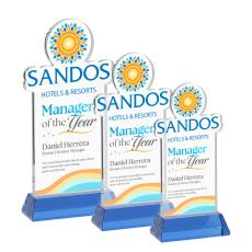 EdgeCraft Rect. Full Color on Hartford - Sky Blue (Ocean) - Full Color Awards