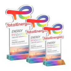 EdgeCraft Rect. Full Color on Mitered - Prismatic (Ocean) - Full Color Awards