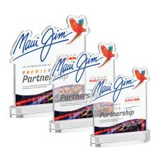 EdgeCraft Square Full Color on Alberton - Clear (via Ocean) - Full Color Awards