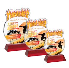 EdgeCraft Round Full Color on Hartford - Red (via Ocean) - Full Color Awards