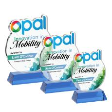 EdgeCraft Round Full Color on Hartford - Sky Blue (Ocean) - Full Color Awards