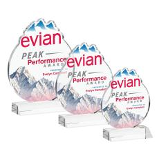 EdgeCraft Round Full Color on Mitered - Clear (via Ocean) - Full Color Awards