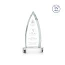 Shildon Clear on Alberton Base Crystal Award