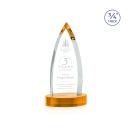 Shildon Amber on Alberton Base Crystal Award