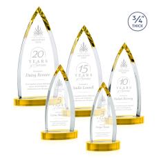 Shildon Gold on Alberton Base Crystal Award - Newest Additions