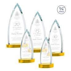 Shildon Gold on Alberton Base Crystal Award - Newest Additions