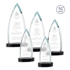 Shildon Black on Alberton Base Crystal Award - Newest Additions