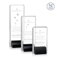 Annapolis Black Rectangle Crystal Award - Newest Additions