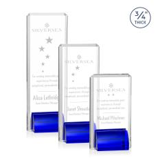 Annapolis Blue Rectangle Crystal Award - Newest Additions