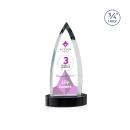 Shildon Full Color Black on Alberton Base Crystal Award