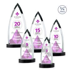 Shildon Full Color Black on Alberton Base Crystal Award - Newest Additions