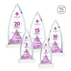 Shildon Full Color White on Alberton Base Crystal Award - Newest Additions