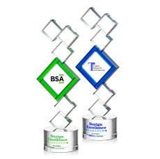 Buckingham Full Color Abstract / Misc Crystal Award - Newest Additions