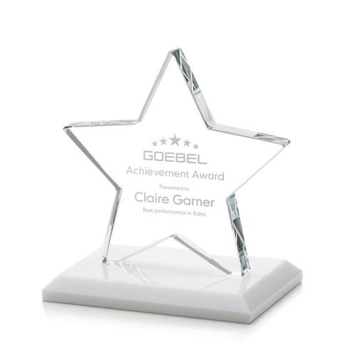 Corporate Awards - Crystal Awards - Crystal Star Awards - Sudbury White Star Crystal Award