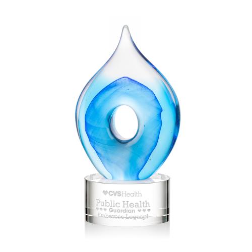 Corporate Awards - Glass Awards - Caspian Glass on Marvel Clear Award