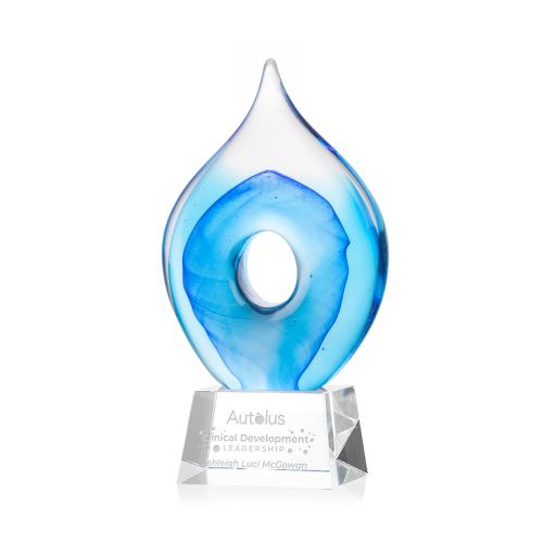 Corporate Awards - Glass Awards - Caspian Glass on Robson Clear Award