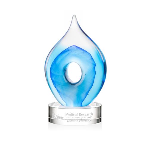 Corporate Awards - Glass Awards - Caspian Glass on Stanrich Clear Award