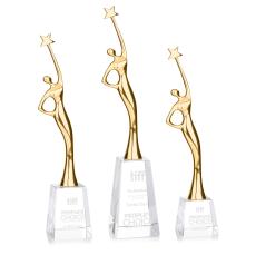 Star Goddess - Gold/Clear - Crystal Star Awards