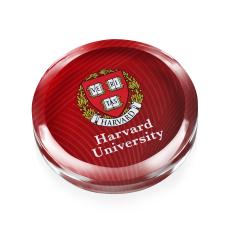 Harper Full Color Paperweight - Crystal Paperweights