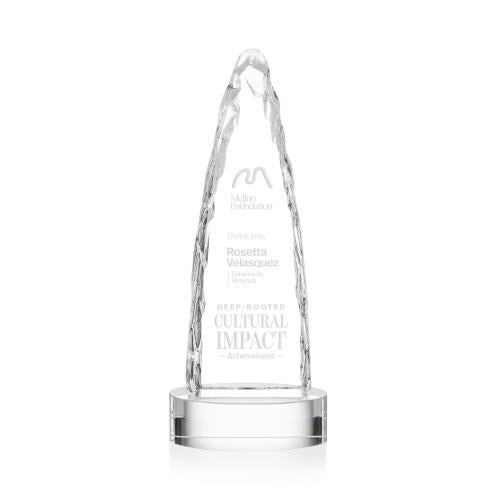 Corporate Awards - Crystal Awards - Goderich Iceberg on Base - Clear