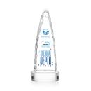 Goderich Full Color Clear on Base Obelisk Crystal Award