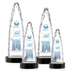 Goderich Full Color Black on Base Obelisk Crystal Award - Newest Additions